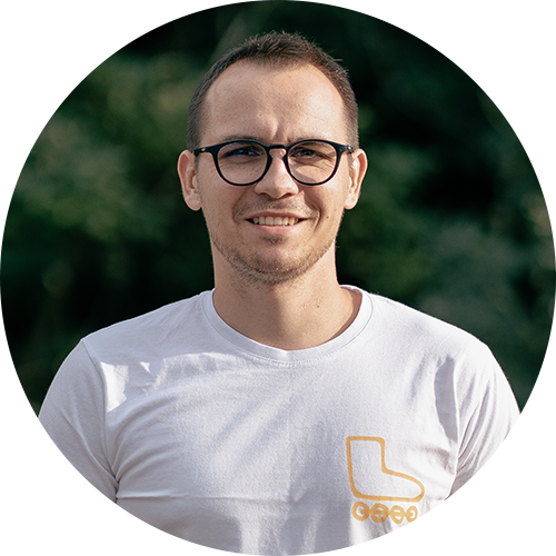 Eryk Muszyński instruktor jazdy na rolkach profilowe